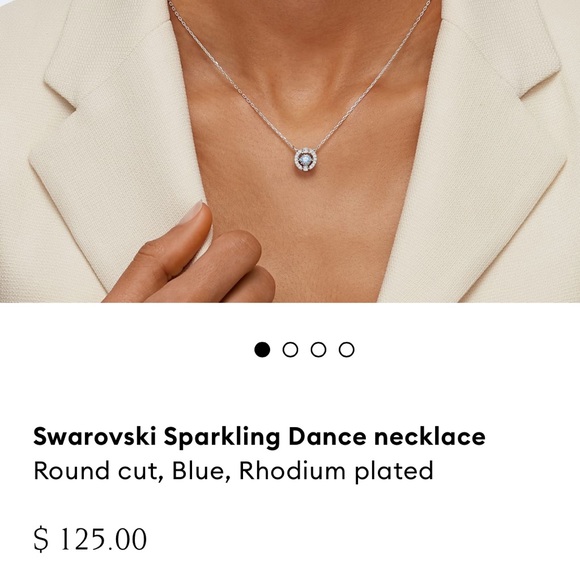 Swarovski Sparkling Dance Necklace and Bangle Set - Picture 2 of 8